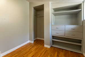 View of closet