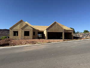 View of unfinished property