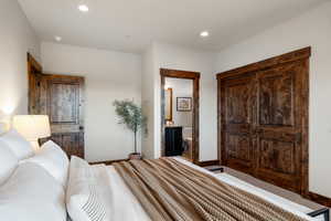 Bedroom with ensuite bathroom