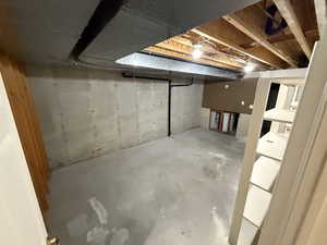 View of basement