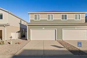 2 car attached garage with driveway for extra parking