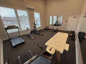 Gym room in Clubhouse