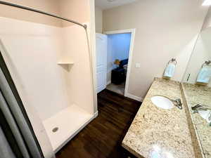 Master Bathroom with  walk in shower