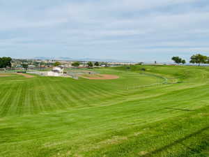 Surrounding community featuring a mountain view