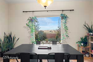 View of dining room