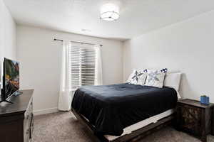 bedroom with natural light and large closet