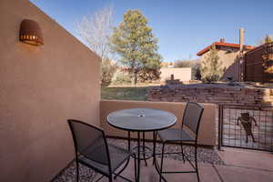 View of patio