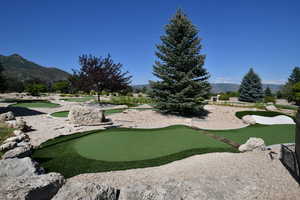 Surrounding community with a mountain view