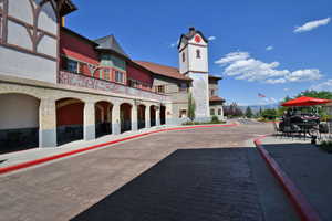 View of coffee shop and restaurant