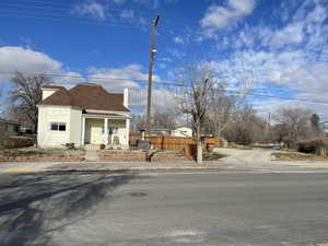 View of front of property with a porch