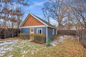 View of outbuilding