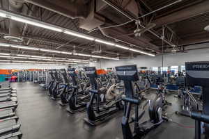 View of exercise room