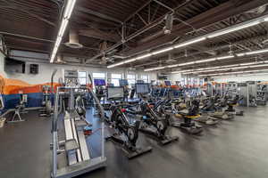 View of workout area