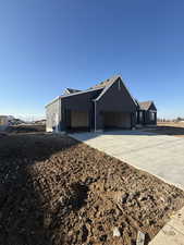 Ranch-style home with a garage