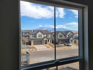 Room details with a mountain view