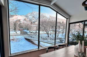 View of Mt. Olympus from the breakfast nook