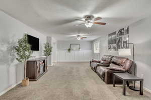 Large basement family room