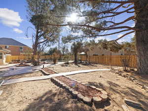 View of yard featuring a patio