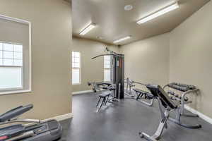 View of workout room