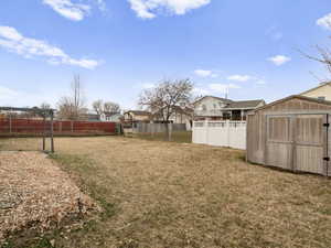 View of yard /shed