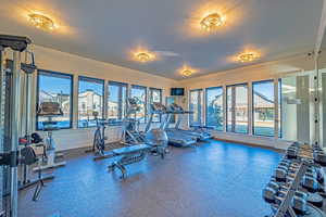 View of exercise room