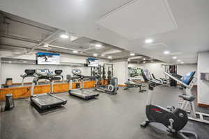 View of exercise room