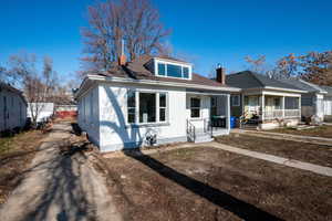 Bungalow featuring a porch