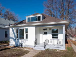 Bungalow-style home featuring a porch