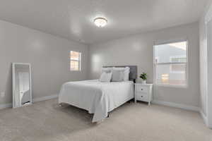 Upstairs bedroom #2 with en-suite jack-and-jill bathroom