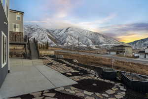 Mountain views from patio