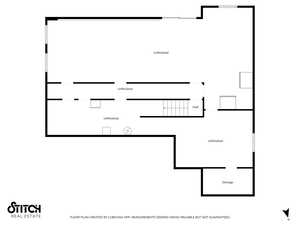 Basement (unfinished) floor plan