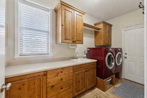 Mudroom with entrance to the garage