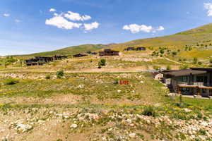 View of mountain feature featuring a rural view