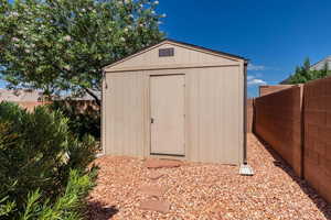 View of outbuilding