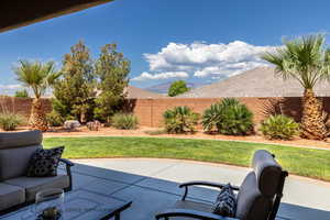 View of patio