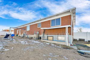 View of basement walkout