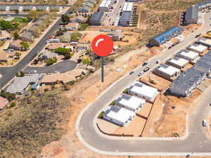 Bird's eye view featuring a residential view