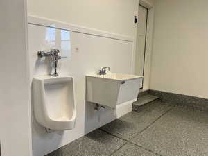 Garage sink and urinal