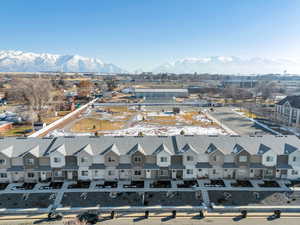 Bird's eye view featuring a mountain view