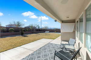 View of patio