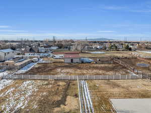 Drone / aerial view featuring a rural view