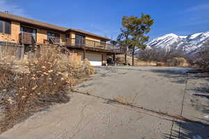 View of road featuring a mountain view