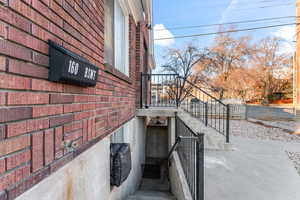 Basement Unit Exterior Entry