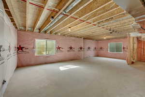 View of basement