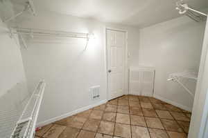 View of spacious closet