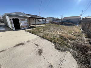 View of rear view of property