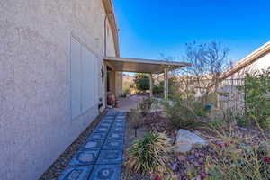 View of yard featuring a patio area