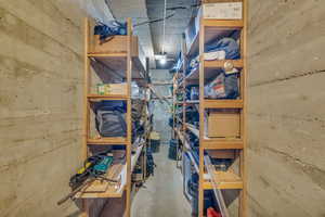 View of storage area