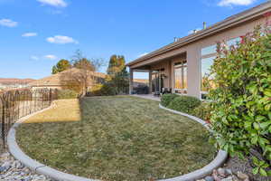 View of yard featuring a patio area