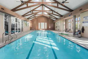 View of indoor pool